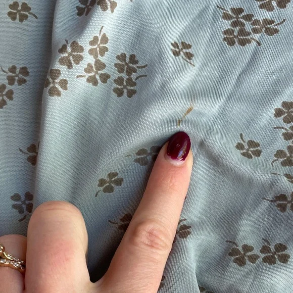 Free People Light Blue Floral Midi Dress - Picture 5 of 6